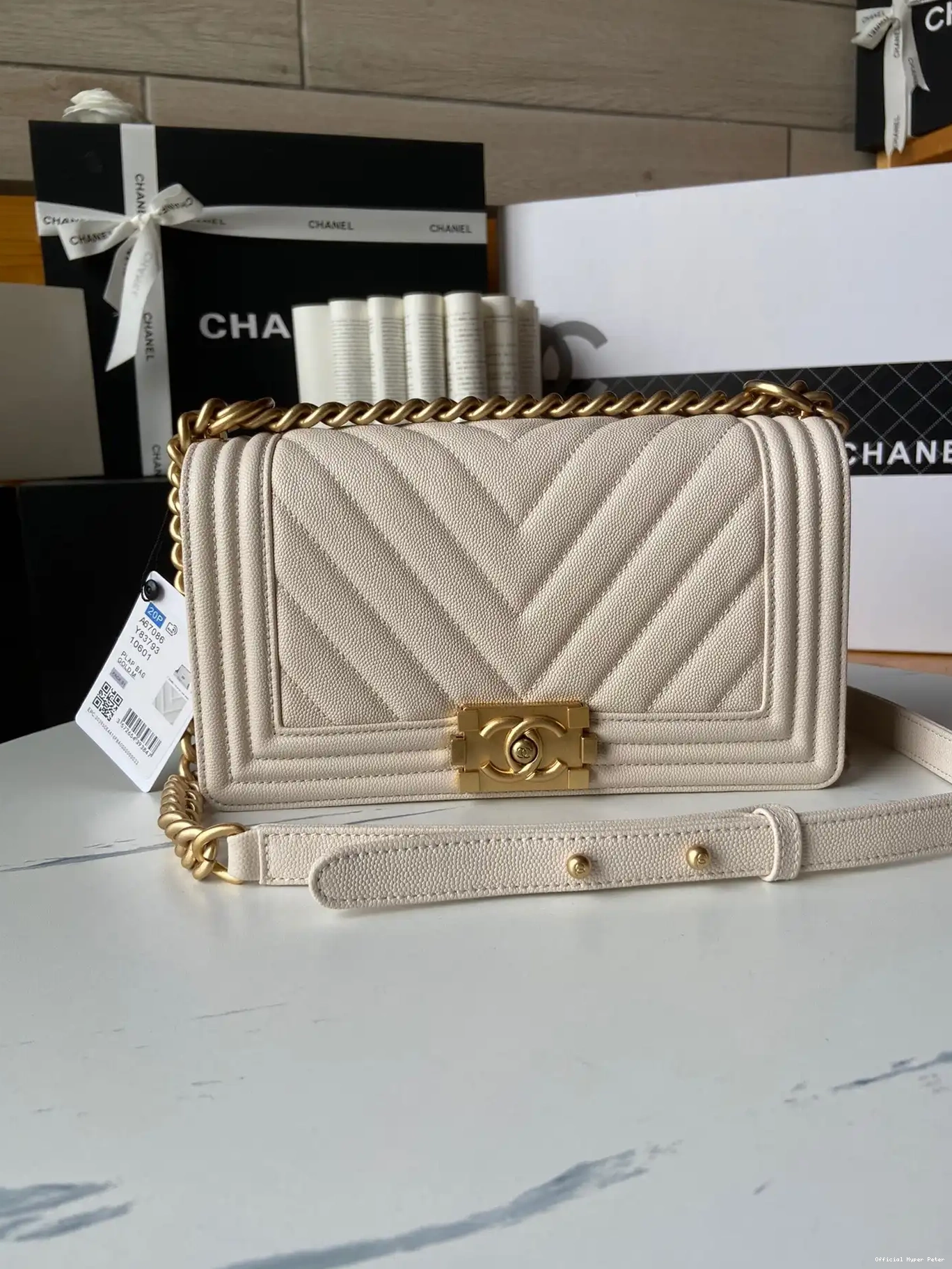 Hyper Peter CHANEL 25CM 20CM BAG BOY 0611